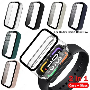 Capac de sticlă pentru Redmi Inteligent Trupa pro Acoperi Smartwatch Accesorii PC-ul Bara de protecție Caz de Sticlă pentru Redmi Inteligent Trupa pro Ecran Protector