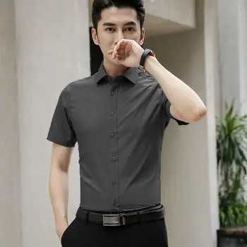 Omul Topuri cu Maneci Scurte Camasi si Bluze pentru Bărbați Simplu Îmbrăcăminte Estetice Negru Vintage Designer Asia Normal Nouă În Stil coreean