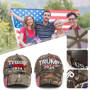 Donald Trump 2024 MAGA Pălărie, Șapcă de Baseball Broderie America de Plasă din Nou Ține Snapback Mare USA Capac Președintele Pălărie Face KAG Ca S8V8