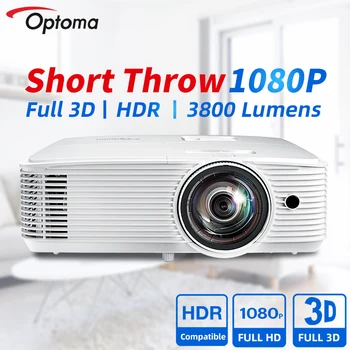 Proiector Optoma GT1080H Scurt Arunca Videoproiector 3D HDR Video Proiector Pentru Office Home cinema 1080P FULL HD Cinema 4K Compatibil