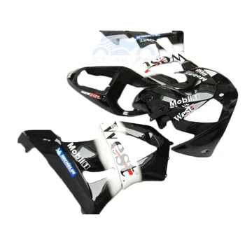 ABS Plastic Injecție Motocicleta Carenaj kituri pentru Honda CBR900RR CBR929RR 2000 2001 alb negru set CBR 929 RR 00 01 RM43