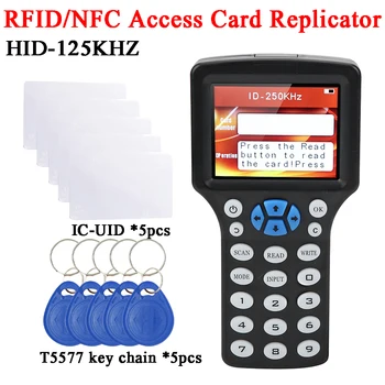RFID Control Acces, Cititor de Carduri HID 125KHZ ID Keyfobs Programator Cititor Portabil Consumabile Gol Card de Cheie Lanț pentru Card pentru Lift